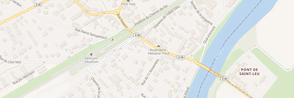 Plan du 8 Rue de l’Hotel Dieu à Saint-Leu-d’Esserent