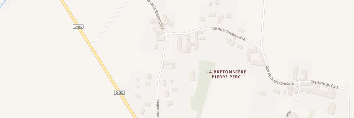 Plan du 33T Rue de la Bretonnière à Beaune-la-Rolande