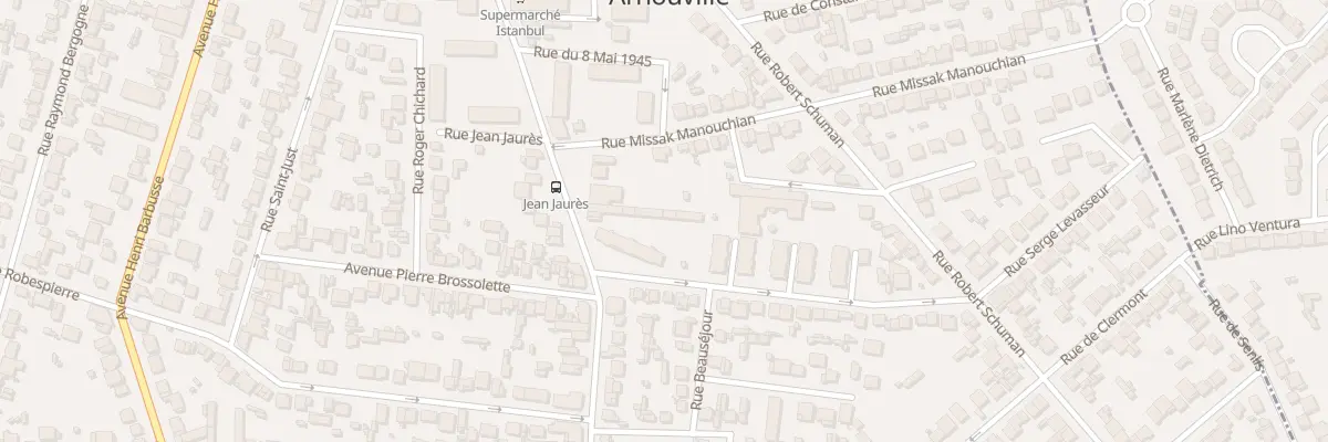 Plan du 129 Rue Jean Jaurès à Arnouville