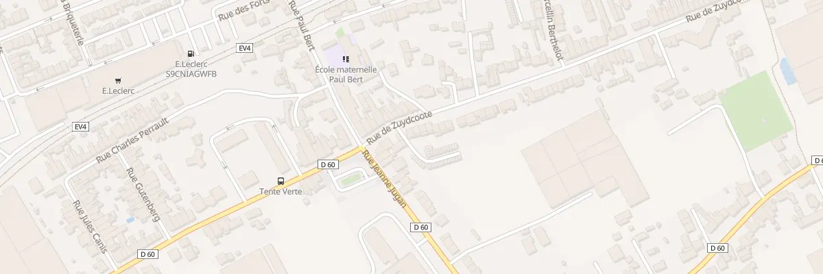 Plan du 56 Rue de Zuydcoote à Dunkerque