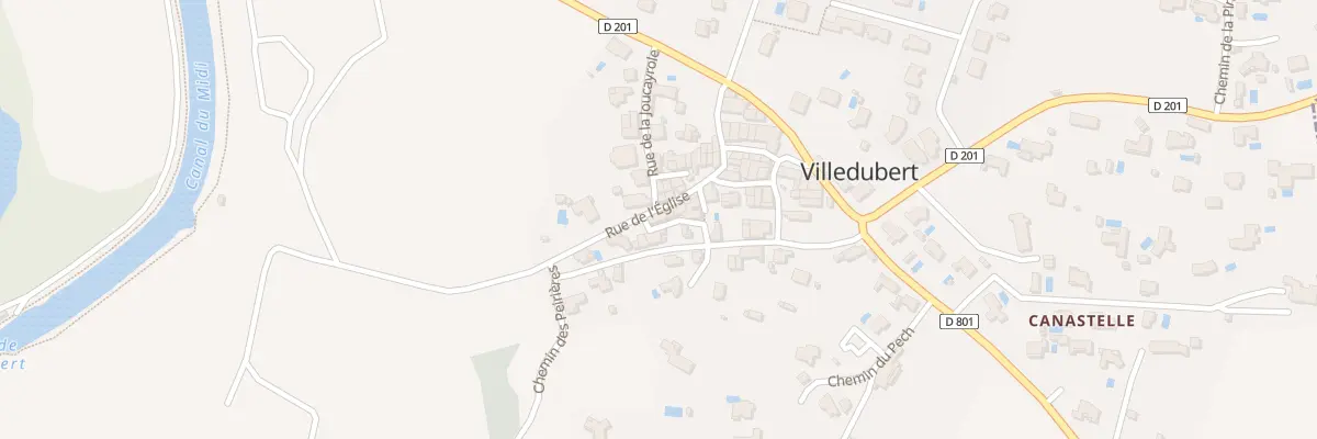 Plan du 45 Le Village à Villedubert