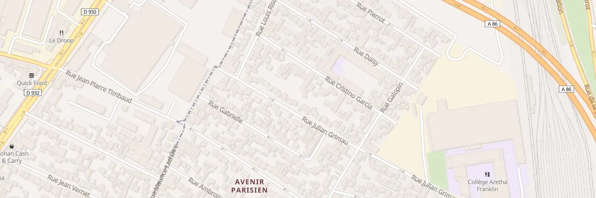 Plan du 49 Rue Julian Grimau à Drancy