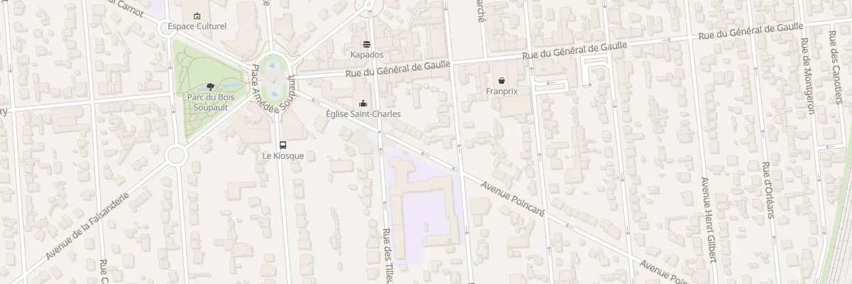 Plan du 34 Av Poincaré à Villeneuve-le-Roi