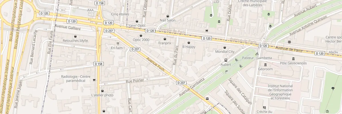 Plan du 5 Rue du Parc à Saint-Mandé