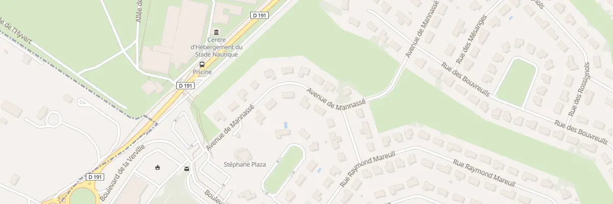 Plan du 8 Av de Mannasse à Mennecy