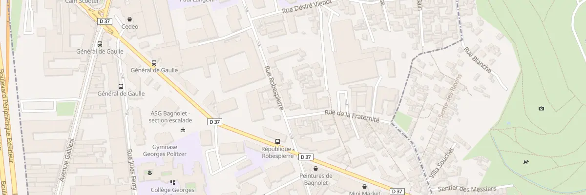 Plan du 125B Rue Robespierre à Bagnolet
