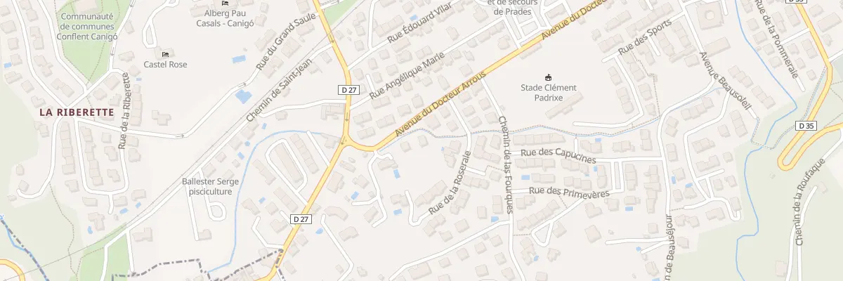 Plan du 51 Av Doc Arrous à Prades