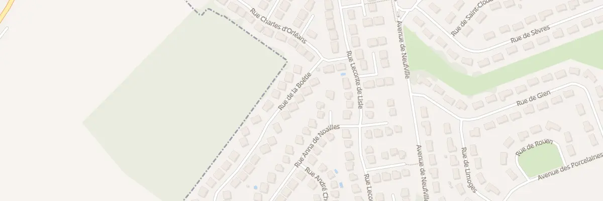 Plan du 5 Rue de la Boétie à Mennecy