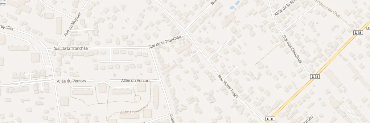 Plan du 54B Rue Victor Hugo à Draveil