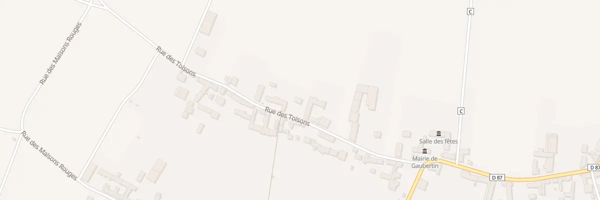 Plan du 10 Rue des Toisons à Gaubertin