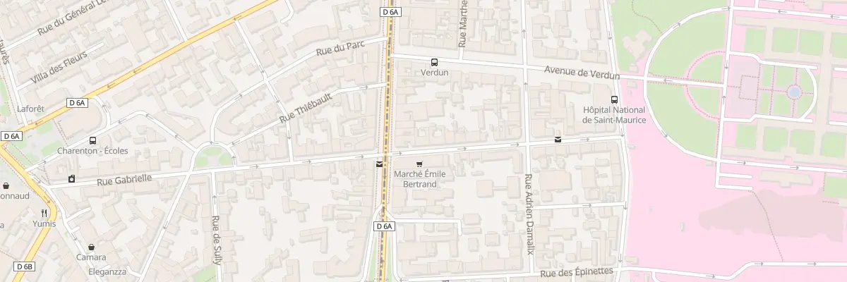 Plan du 1B Rue Edmond Nocard à Saint-Maurice