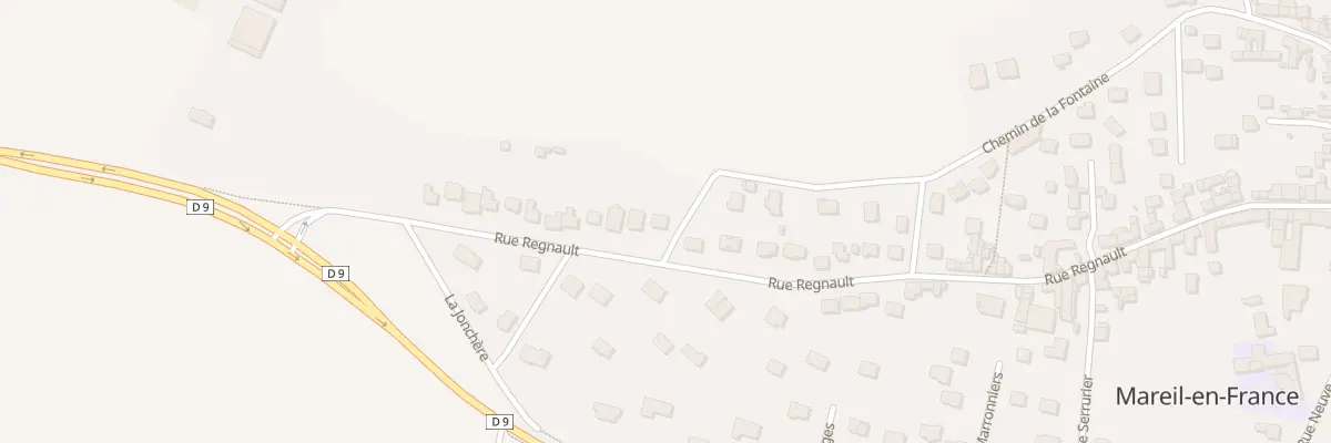 Plan du 52 Rue Regnault à Mareil-en-France