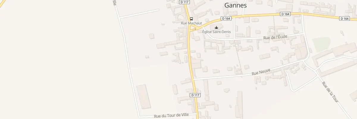 Plan du 8 Rue du Moulin à Gannes