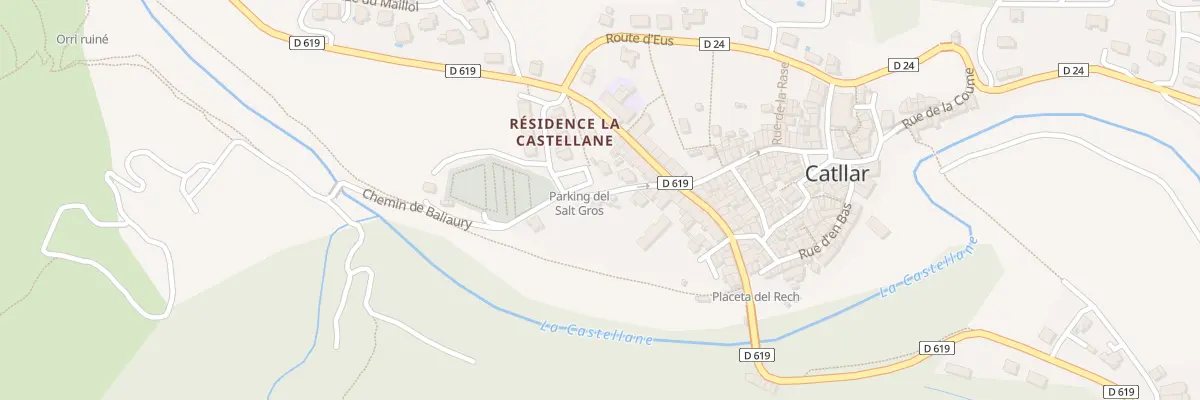 Plan du 3 Che de Baliaury à Catllar