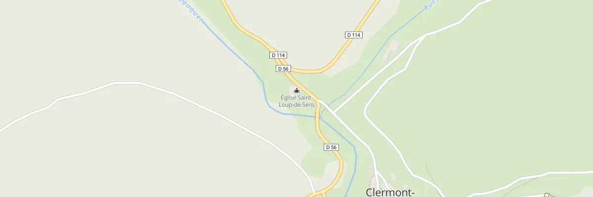 Plan du 1 Le Village à Clermont-sur-Lauquet