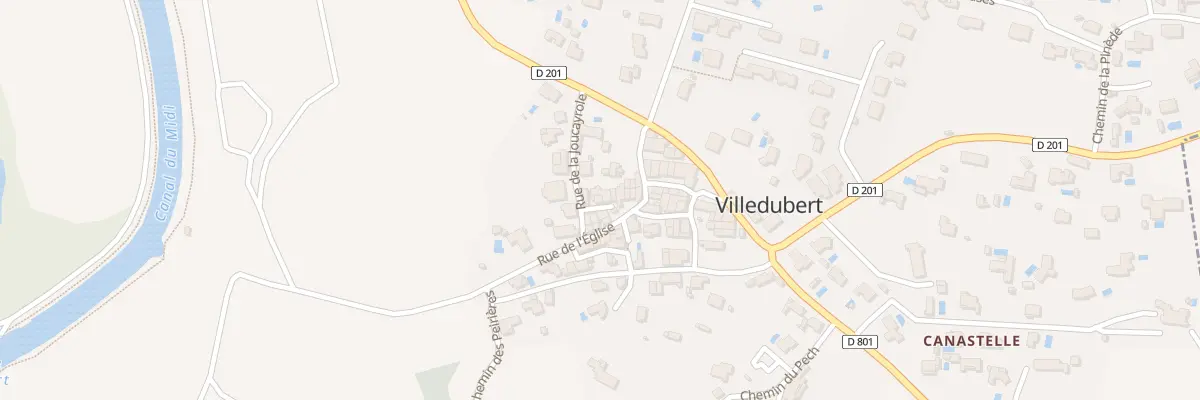Plan du 1 Rue de l’Establet à Villedubert