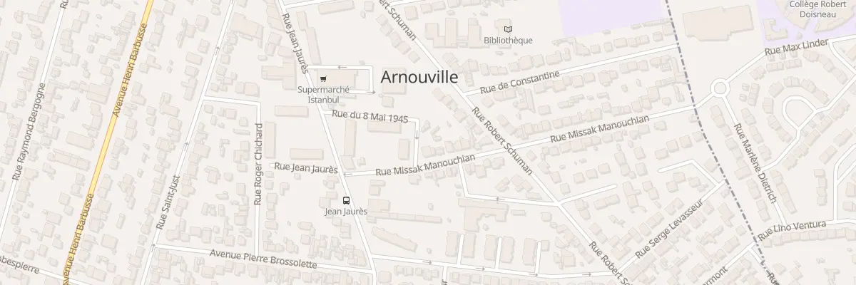 Plan du 17 Rue Missak Manouchian à Arnouville