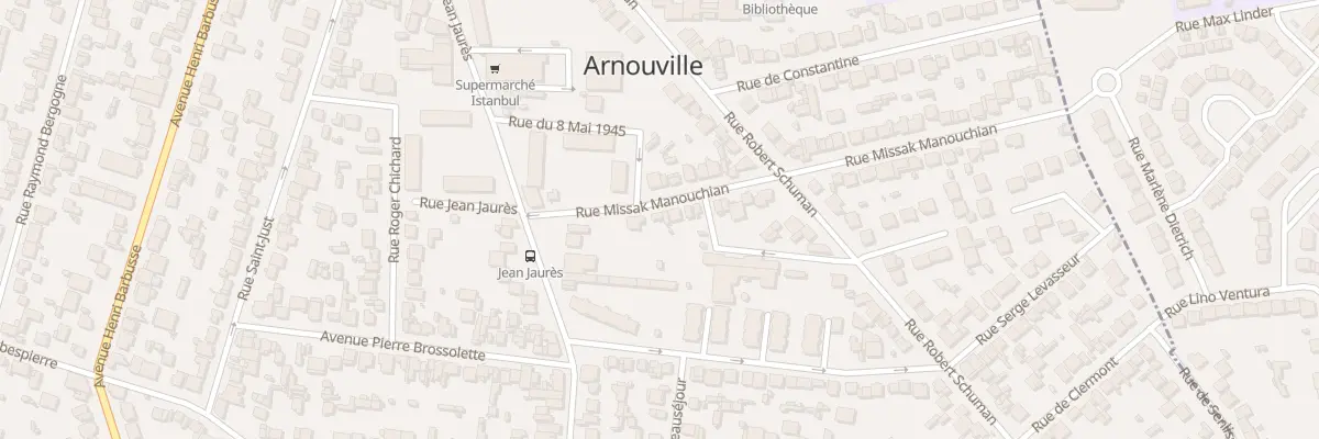 Plan du 16 Rue Missak Manouchian à Arnouville