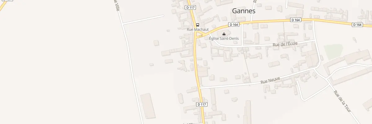 Plan du 6 Rue du Moulin à Gannes
