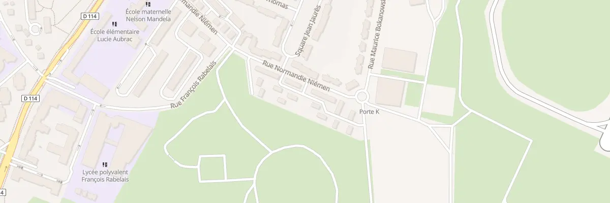 Plan du 12 Rue du Col Rosanoff à Dugny
