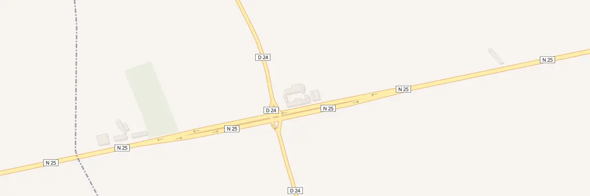 Plan du 5 Rte Nationale à Halloy