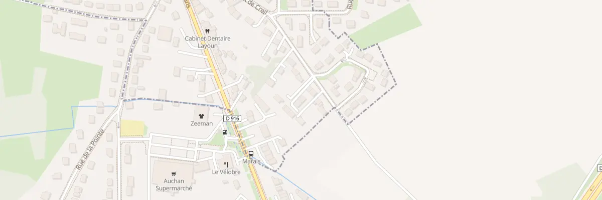 Plan du 38C Che de la Croix de Creil à Clermont