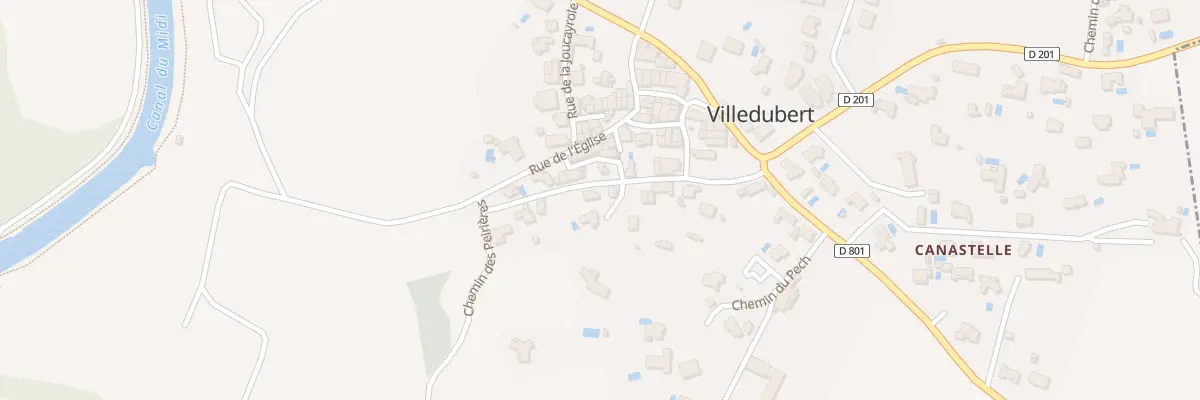 Plan du 2 Imp Notre Dame des Champs à Villedubert