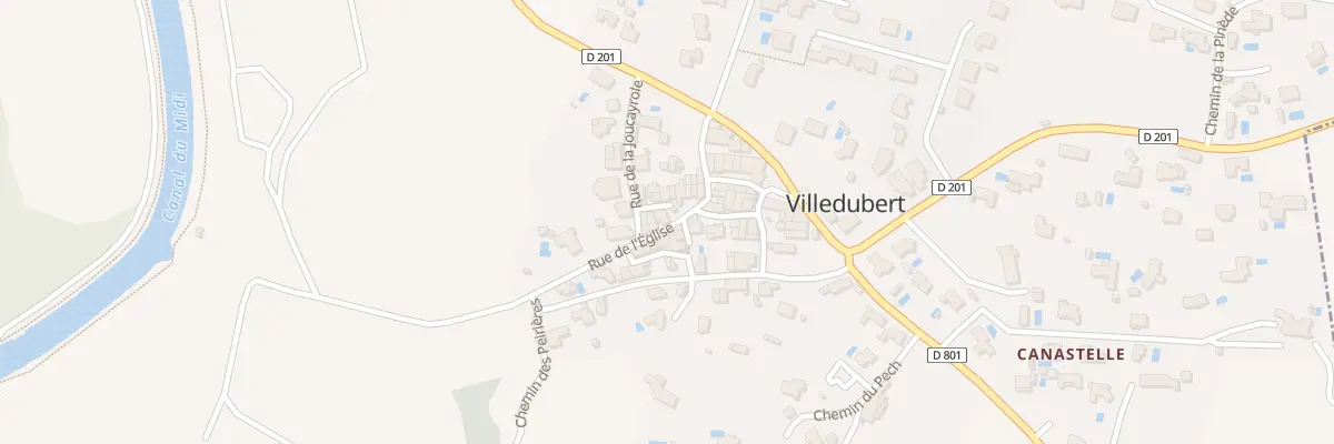 Plan du 9 Rue de l’Eglise à Villedubert