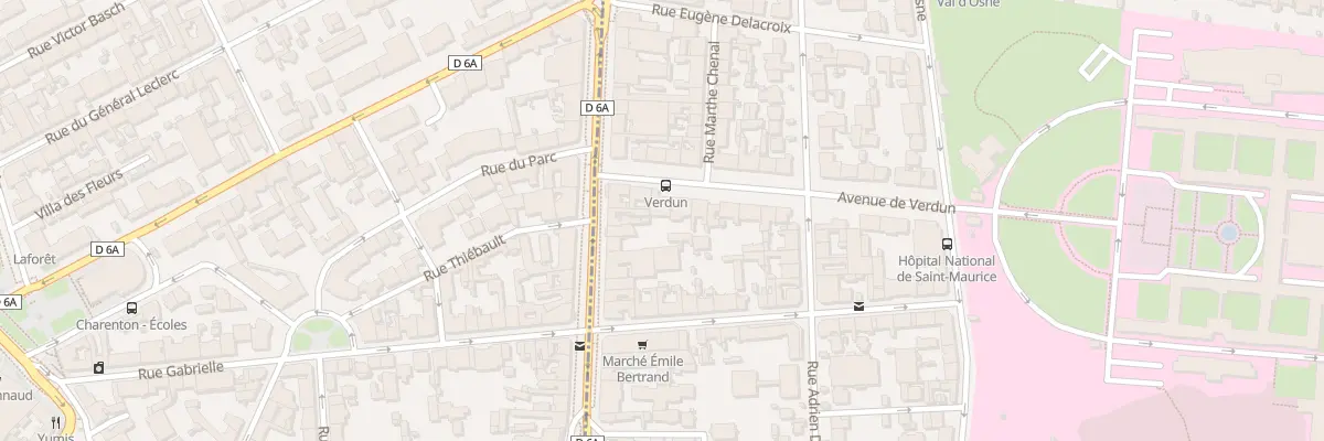 Plan du 4 Av de Verdun à Saint-Maurice