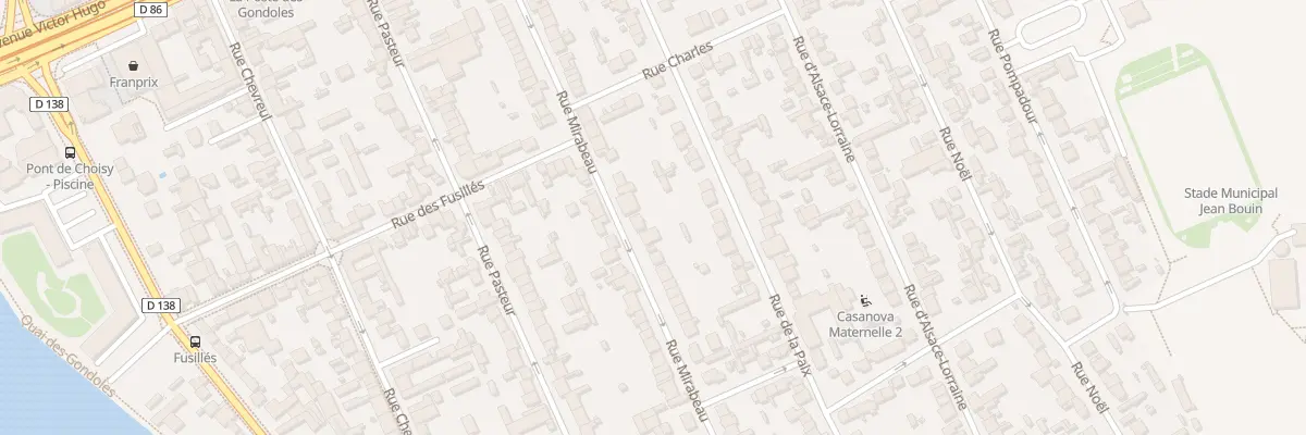 Plan du 57 Rue Mirabeau à Choisy-le-Roi