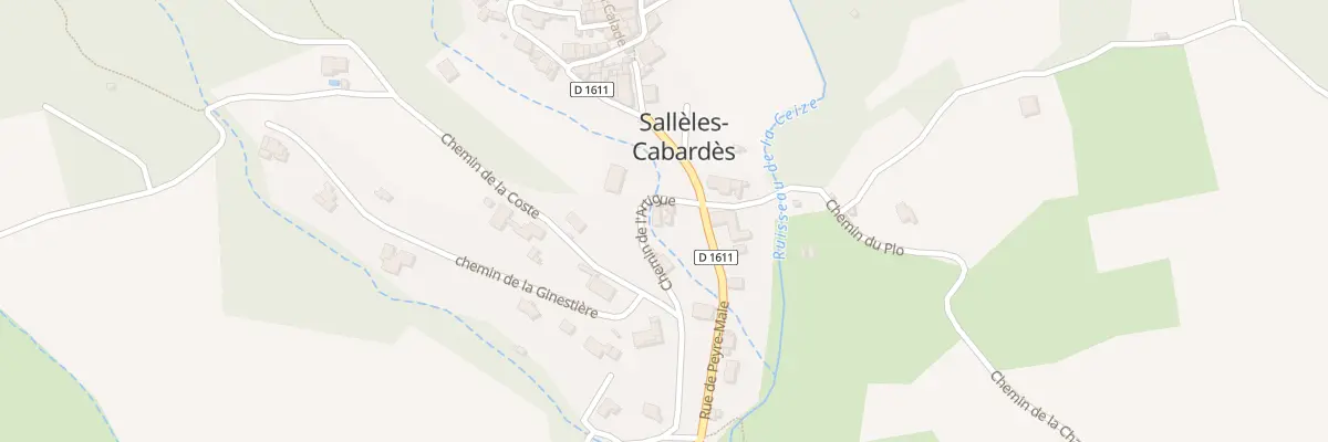 Plan du 1 Che de l’Artigue à Sallèles-Cabardès