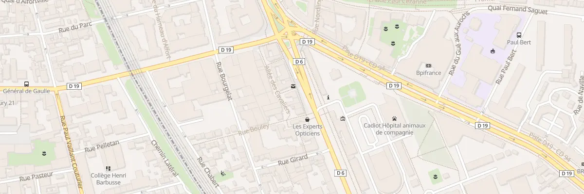 Plan du 23 All des Cavaliers à Maisons-Alfort