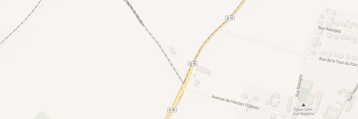 Plan du 5028 La Plaine du Moulin au Plessis-Gassot