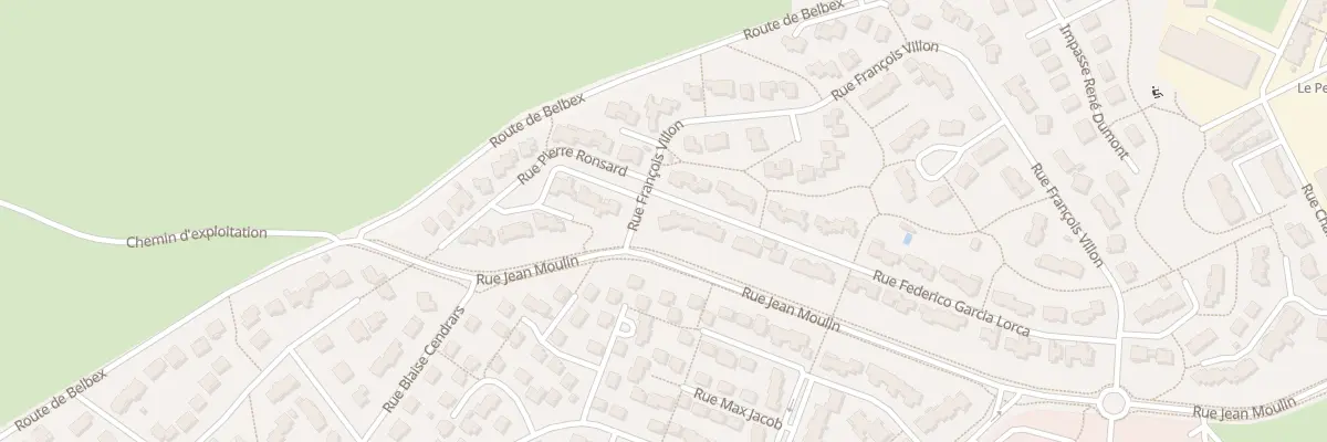 Plan du 45 Rue Federico Garcia Lorca à Aurillac