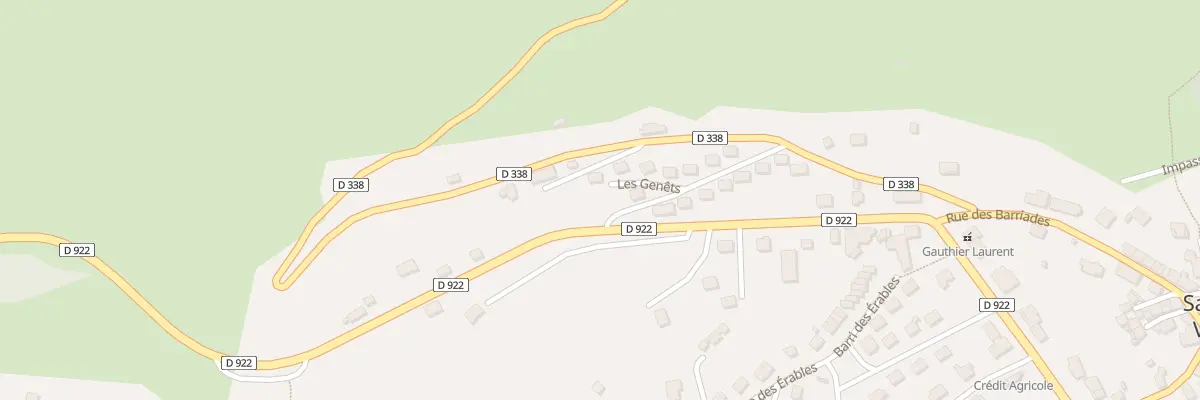 Plan du 4 Les Genets à Saint-Martin-Valmeroux