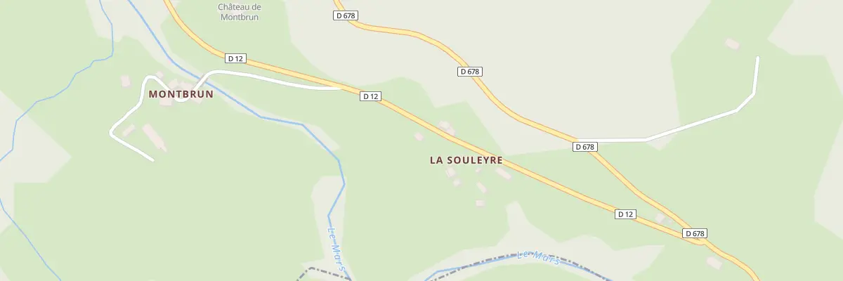 Plan du 23 La Souleyre à Méallet