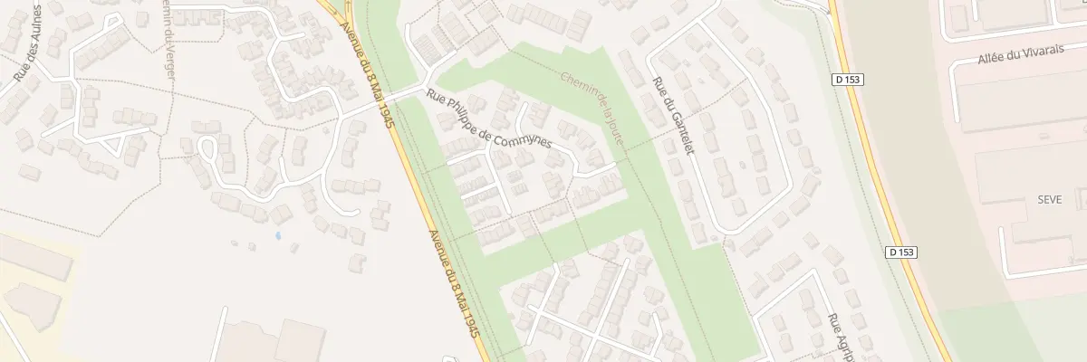 Plan du 18 Rue Philippe de Commynes à Lisses