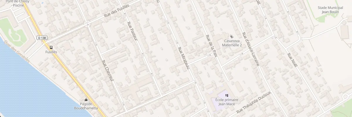 Plan du 70 Rue Mirabeau à Choisy-le-Roi
