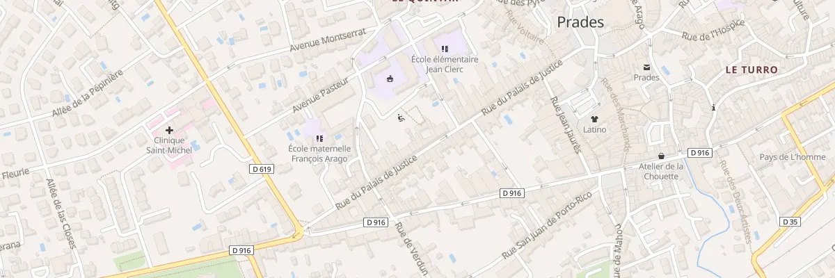 Plan du 58 Rue du Palais de Justice à Prades