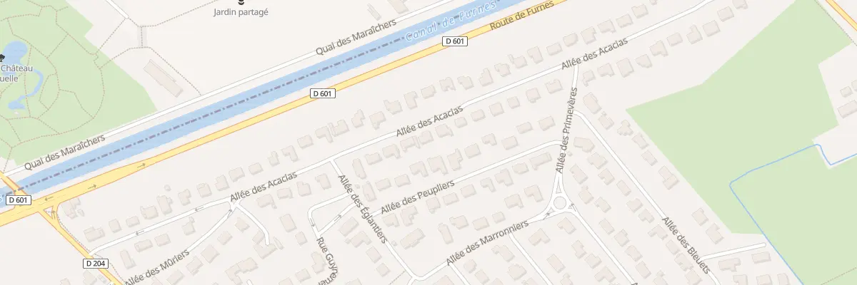Plan du 37 All des Acacias à Téteghem-Coudekerque-Village