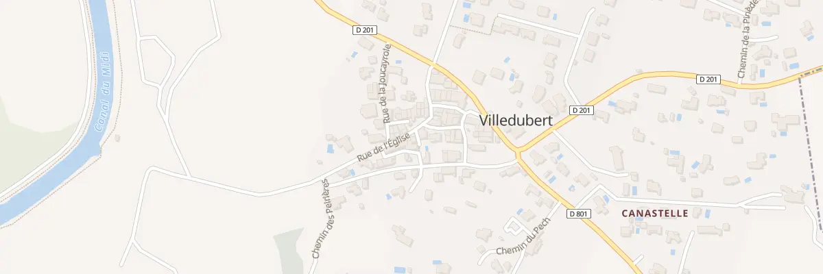 Plan du 4 Rue de l’Eglise à Villedubert