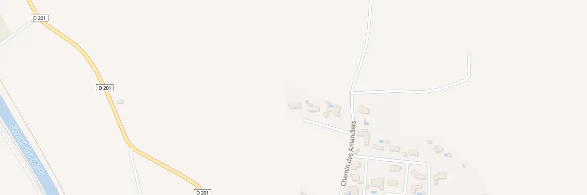 Plan du 18 Che des Amandiers à Villedubert