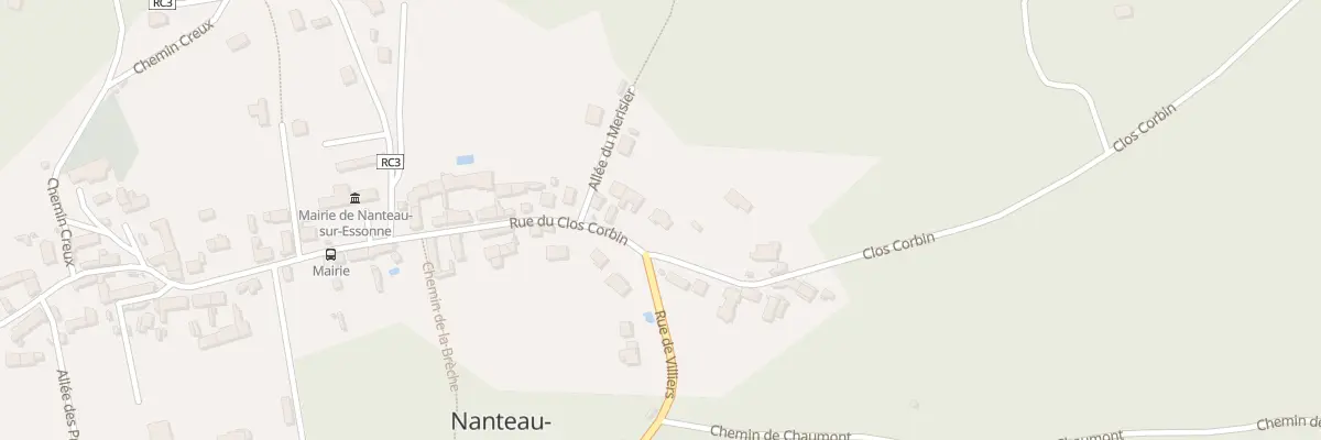 Plan du 23 Rue du Clos Corbin à Nanteau-sur-Essonne