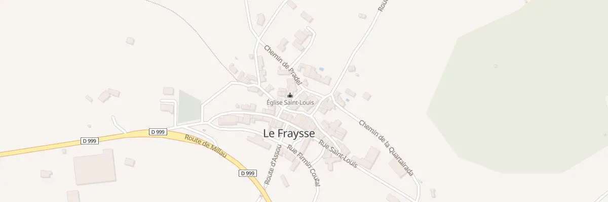 Plan du 42 Rte de l’Ancienne Mine au Fraysse