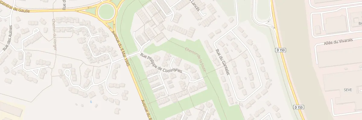 Plan du 15 Rue Philippe de Commynes à Lisses