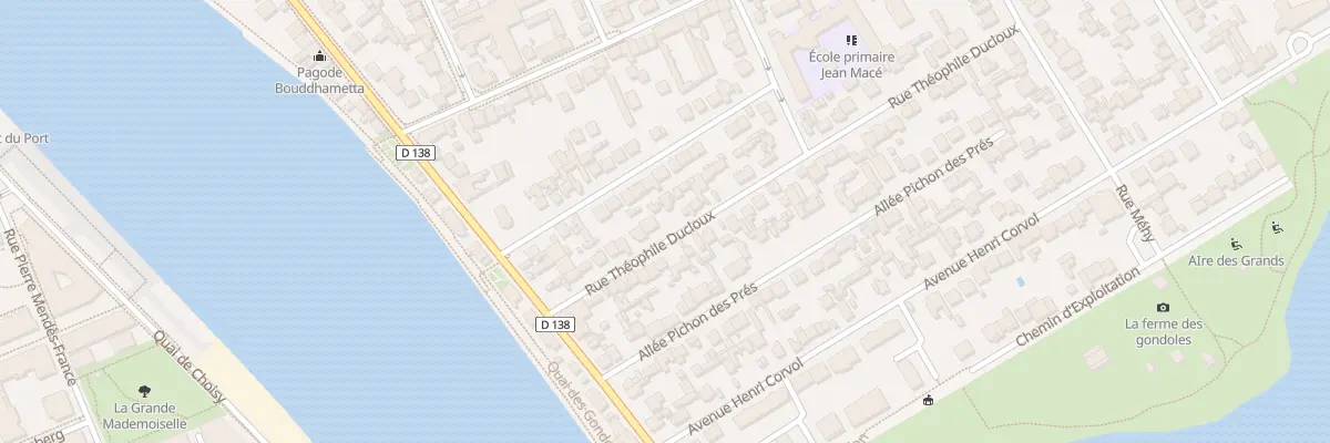 Plan du 21 Rue Théophile Ducloux à Choisy-le-Roi