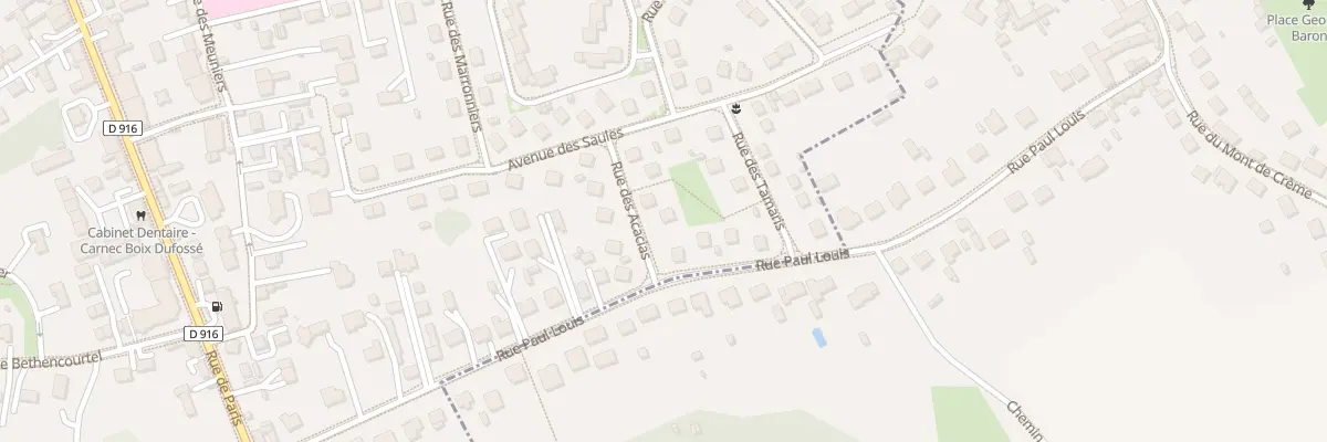 Plan du 2 Rue des Acacias à Clermont