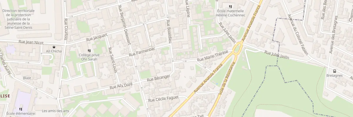 Plan du 29B Rue Boieldieu à Pantin