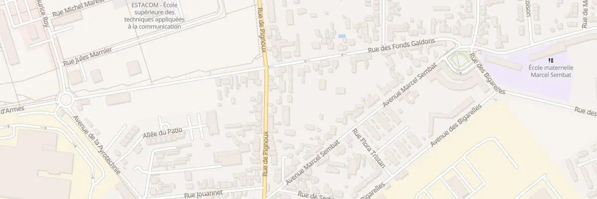 Plan du 8 Rue des Fonds Gaidons à Bourges