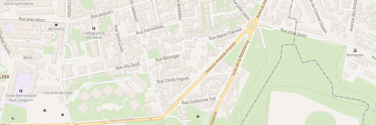 Plan du 17 Rue Cécile Faguet à Pantin
